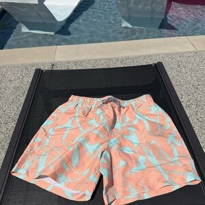 Boardies Coral and Aqua Swim Shorts